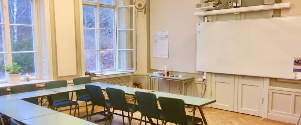 Konferensrum i Stockholms skärgård på Värmdö